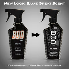 BOD Man Black top notes with verbena and citrus for a fresh opening.