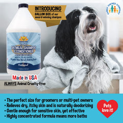 Bodhi Dog Organic Oatmeal Conditioner bottle for detangling and soft fur