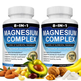 BODUNMSCA Magnesium Complex 8in1 bottle closeup showing premium blend for daily support