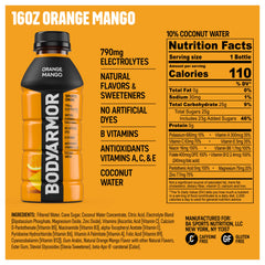 BODYARMOR bottle pouring into glass to show quick on the go hydration.