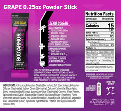 BODYARMOR Flash IV grape stick being added to water for a refreshing hydration boost.