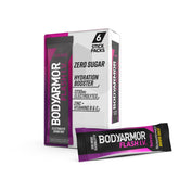 BODYARMOR Flash IV grape sticks for on-the-go hydration with electrolytes and zero sugar.