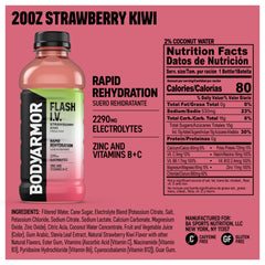 BODYARMOR Flash IV pouring into glass to show refreshing hydration