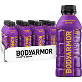 BODYARMOR Sports Drink bottle in strawberry grape flavor for on-the-go hydration.