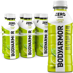 BodyArmor Zero Sugar Lemon Lime bottle for on-the-go hydration.