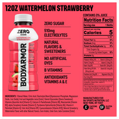 BODYARMOR Zero Sugar bottle pour captures quick, on-the-go hydration.