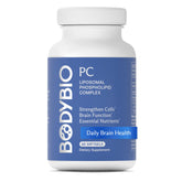BodyBio PC brain health capsule supports cognitive clarity during tasks.