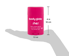 BodyGlide For Her bra-area chafe guard supports seamless wear under clothes