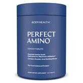 BodyHealth PerfectAmino 600 ct bottle promotes vegan amino acid support for workouts