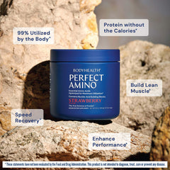 BodyHealth PerfectAmino Powder nucleic-acid-ingredient shows enhanced protein synthesis potential.