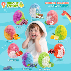 Bofuoos Easter gift idea with dinosaur bath bombs