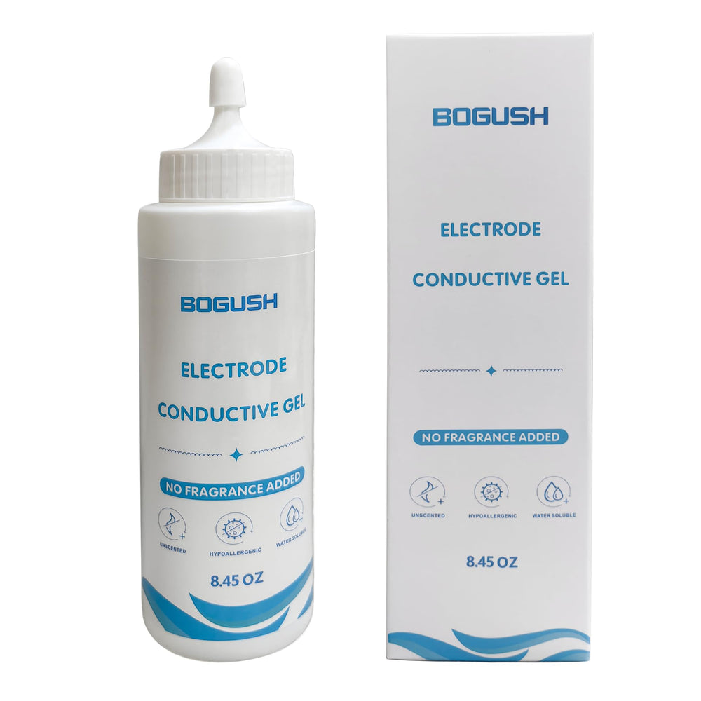Bogush conductive gel for TENS pads improves skin contact for better transmission