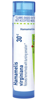 Boiron Hamamelis 30C pellets in dispensing tube for easy use