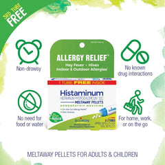 Pellets dissolving quickly for rapid symptom support with Histaminum Hydrochloricum.