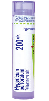 Boiron Hypericum 200CK bottle front showing packaging and branding for nerve support