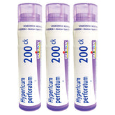 Boiron Hypericum perforatum 200CK bottle with quick-dissolving pellets for easy use