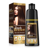 BOJICA Hair Dye Shampoo bottle ready for use, easy gray coverage