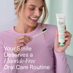 Close-up of Boka nano-hydroxyapatite paste for sensitive teeth
