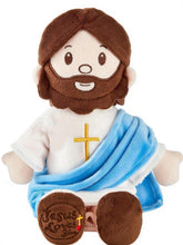 BOKUFLY Jesus plush doll with embroidered face detail for comforting faith moments.