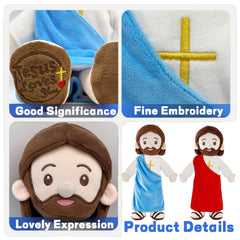 BOKUFLY Jesus Plush Doll 36cm size is ready for hugs.