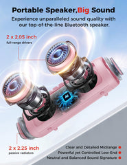 BolaButty speaker dual-unit TWS pairing enables stereo sound