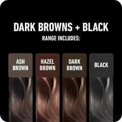Boldify sample kit in black shade for seamless root concealment.