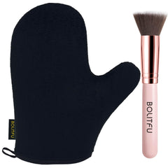 BOLITFU self tanning mitt 2-pack for smooth, streak-free tan application