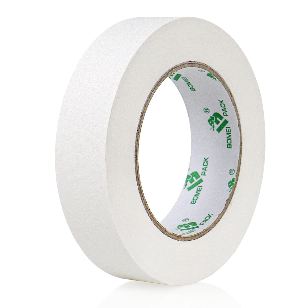 BOMEI PACK white gaffer tape with matte finish for non-reflective labeling
