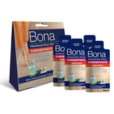 Bona cedar-scent hardwood floor cleaner pouch for fragrant, residue-free cleaning