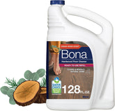 Bona hardwood floor cleaner refill bottle with cedar wood scent for easy refills.