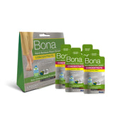 Bona Lemon Mint cleaner bottle being poured to dilute for streak-free use