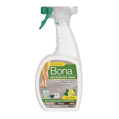 Lemon Mint Bona spray-action for quick cleaning.