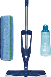 Bona PowerPlus premium motion spray mop head in action for deep hardwood cleaning