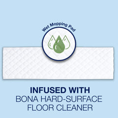 Bona extra-large pad covers more area, speeding up cleaning sessions