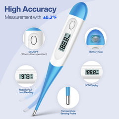 Boncare digital screen showing fever alarm for fast readings