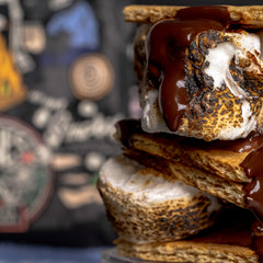 Bones Coffee S'morey Time ground coffee for French press brewing.