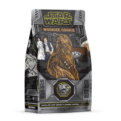 Bones Coffee Wookiee Cookie bag preserves freshness with resealable packaging.