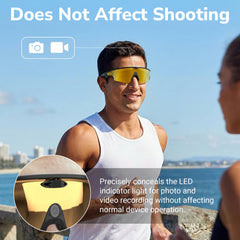 BonFook HiBloks right slot insert blocks LED light for discreet recording.