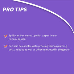 Bonide pruning sealer waterproofs planter pots and tubs in garden