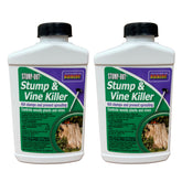Bonine Vine & Stump Killer bottle shown for targeted brush control on stumps