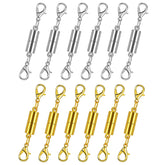 Bonison magnetic necklace clasp in gold for easy one-handed fastening.