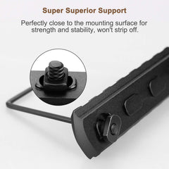 Bontok 7-slot rail supports multiple tools while staying lightweight