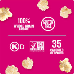 Angie's BOOMCHICKAPOP kettle corn in a bowl ready to share.