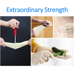 BOOMJOY nitrile gloves with diamond palm texture for secure grip.