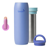 Boon Frosh portable milk chiller in use, compact design keeps milk cold on the go.