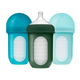 Boon Nursh air-free design reduces air intake during feeding.