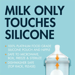Boon Nursh latch-friendly nipple aids easy latch during feeding