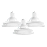 Boon Nursh Curve nipple with textured top to aid a comfortable latch.