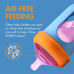 Boon Nursh nipple shape promotes easy latch-on during feeding