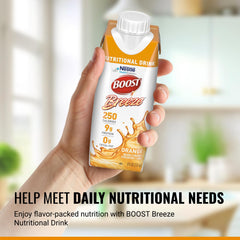 BOOST Breeze pack-of-24 bottles ready for daily nutrition on busy days.